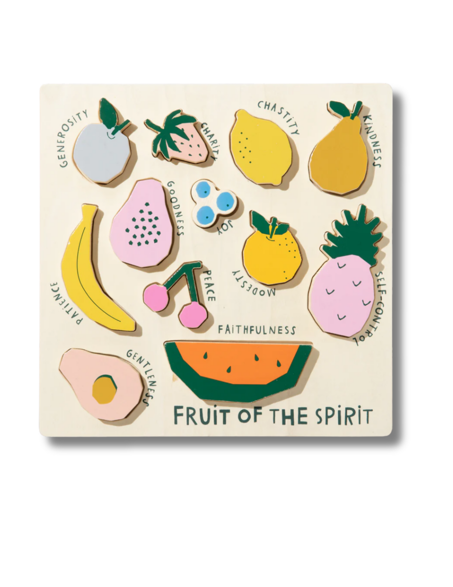 Fruit of the Spirit Wooden Puzzle