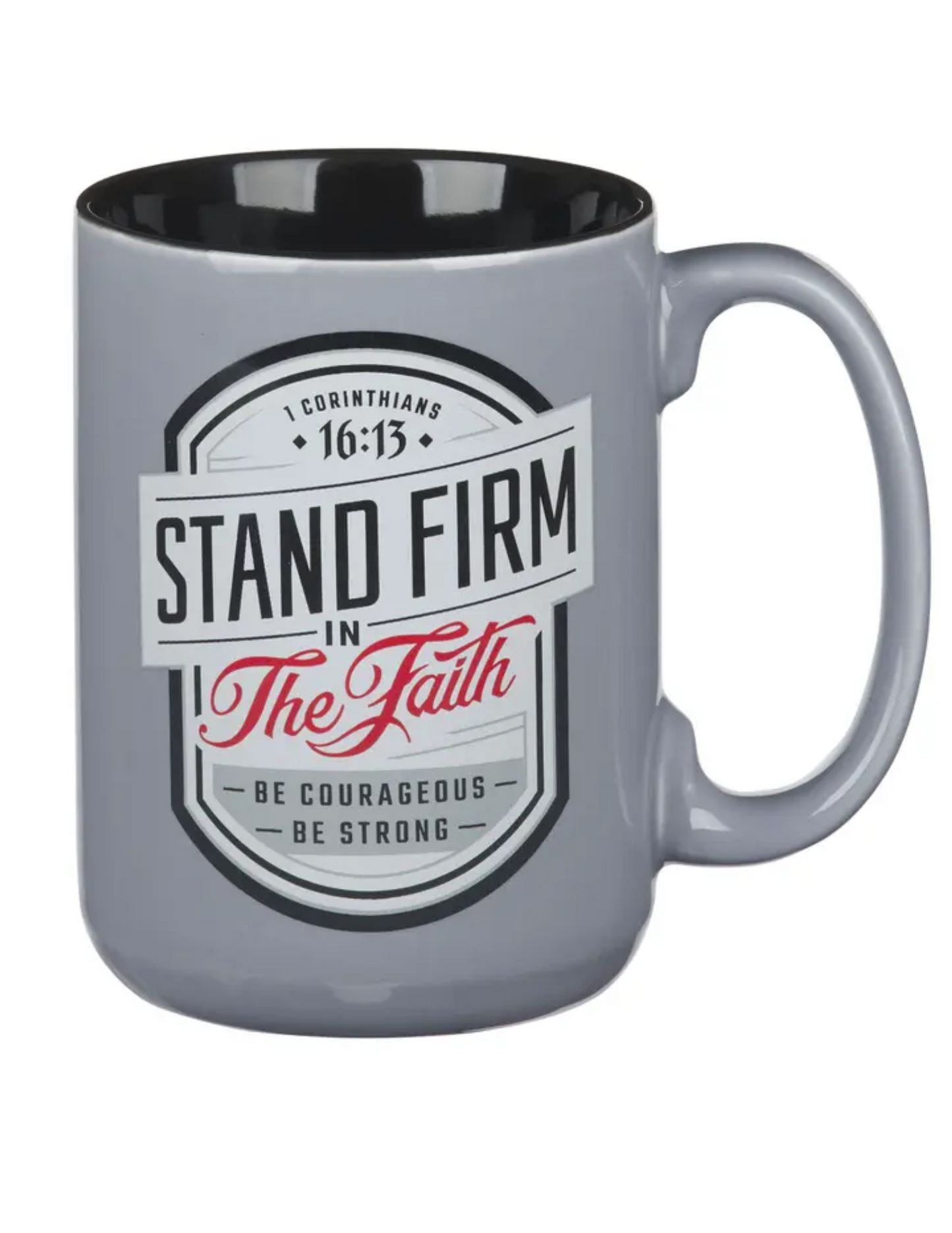 Stand Firm Grey Mug