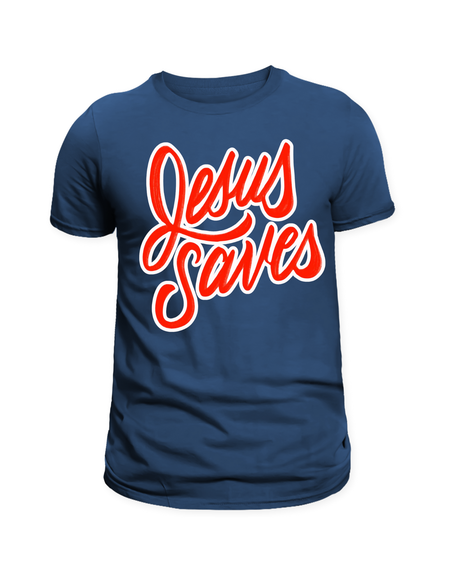 Jesus Saves Script Tee