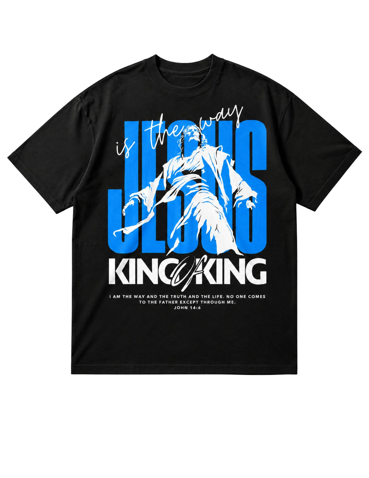 Jesus Is the Way Christian Oversized Tee | King of Kings Shirt