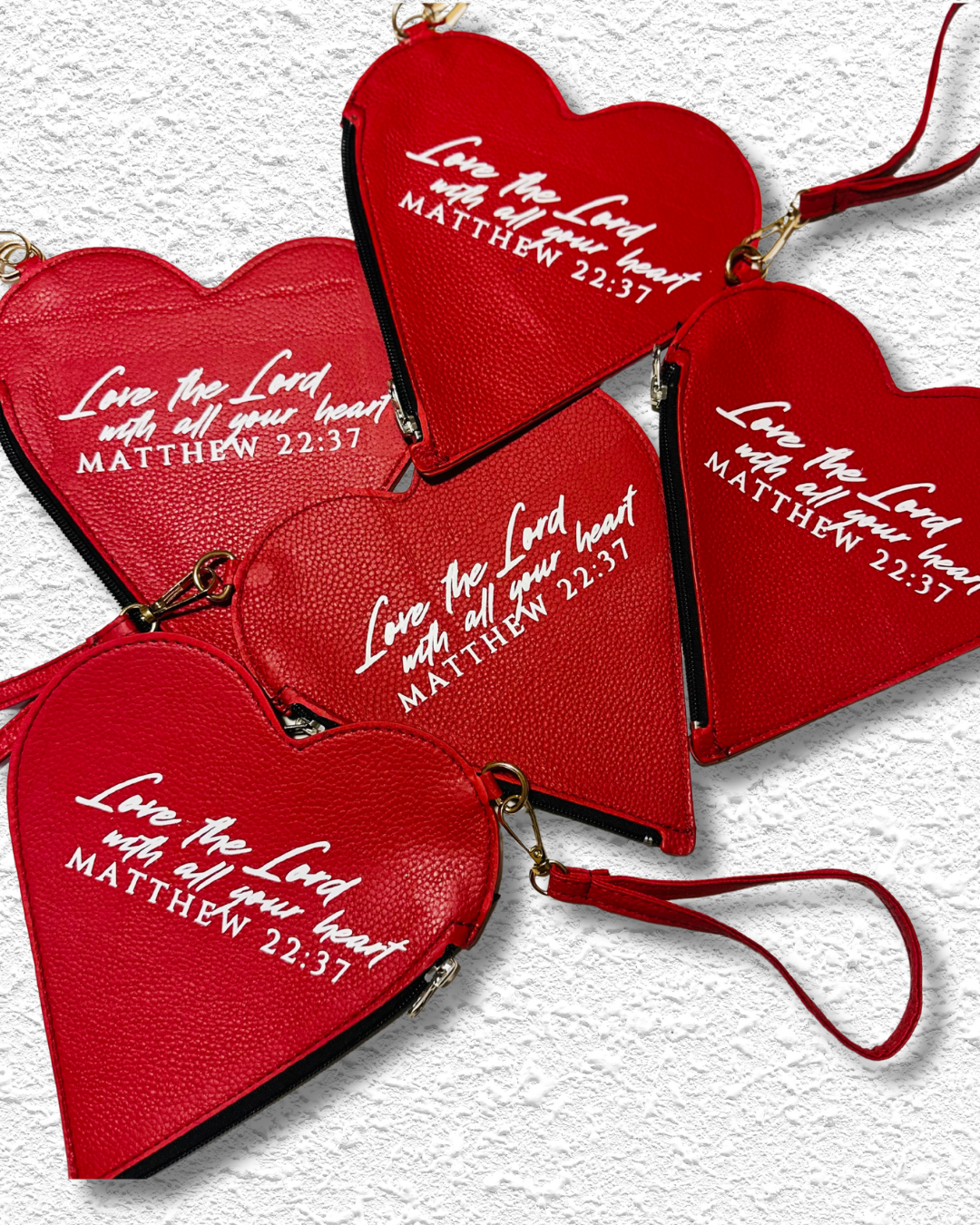 Love the Lord Heart Wristlet – Matthew 22:37