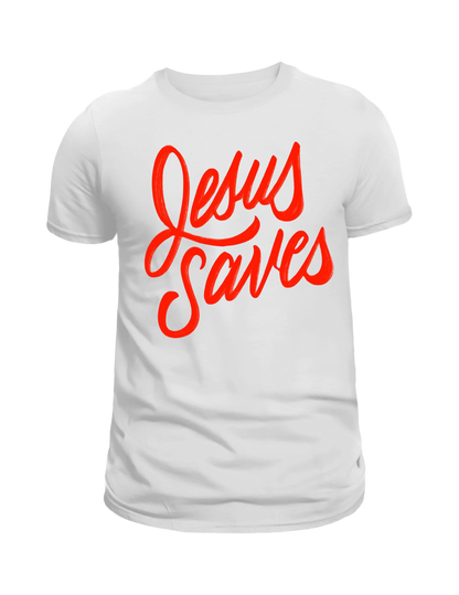 Jesus Saves Script Tee