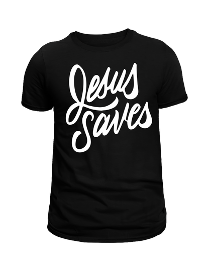 Jesus Saves Script Tee