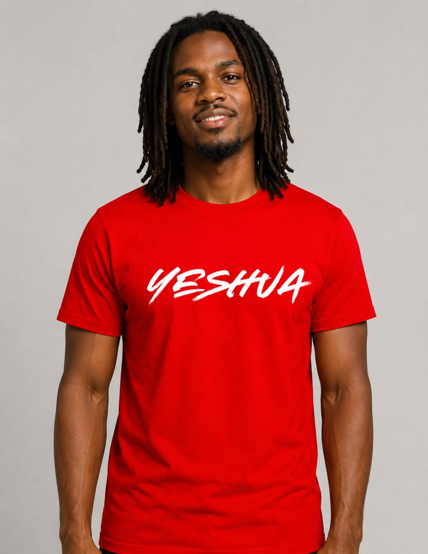Yeshua Unisex Christian T-Shirt – Red Faith Graphic Tee