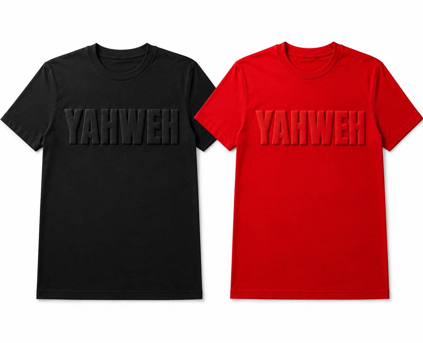 Yahweh Puff Print Oversized T-Shirt – Unisex Christian Tee