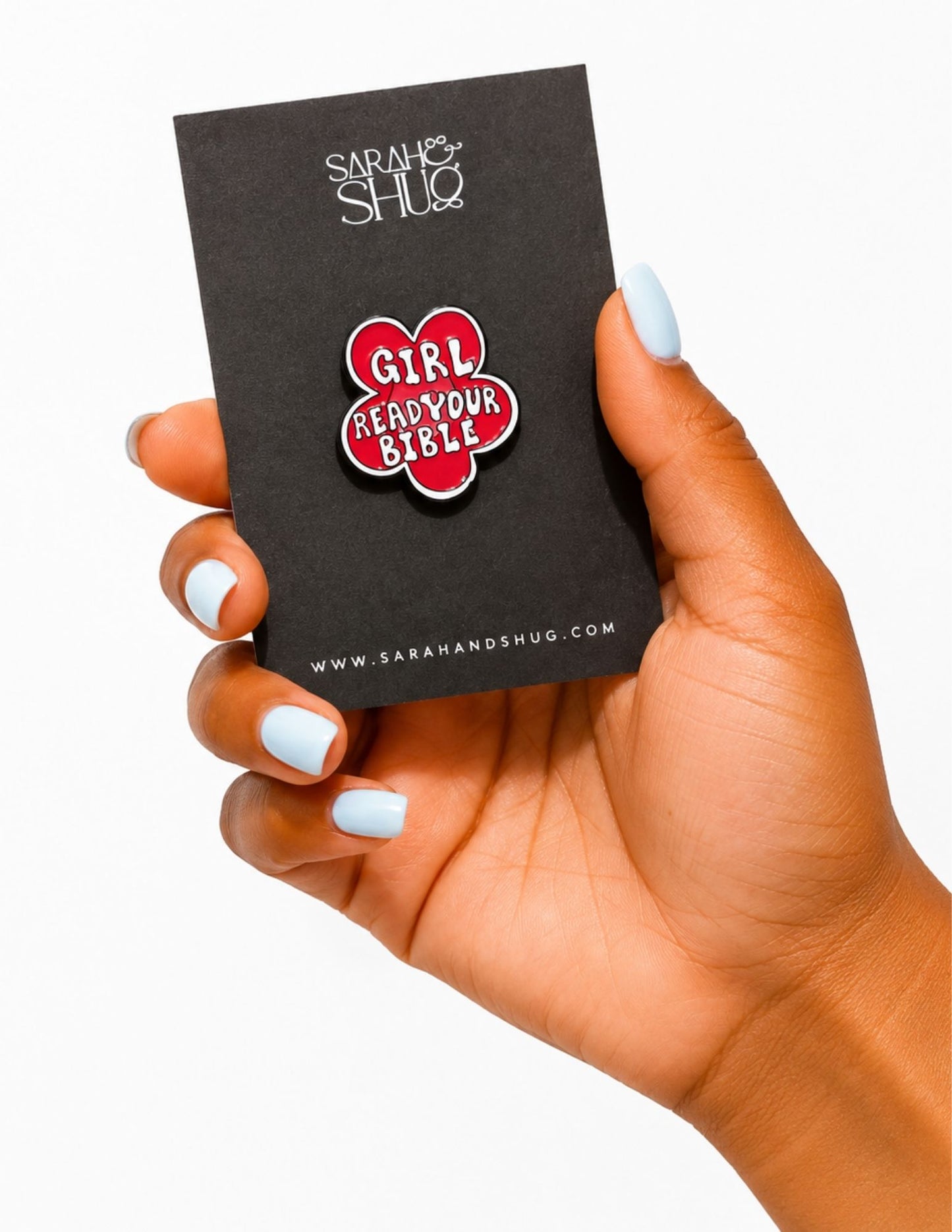 Girl Read Your Bible Pin